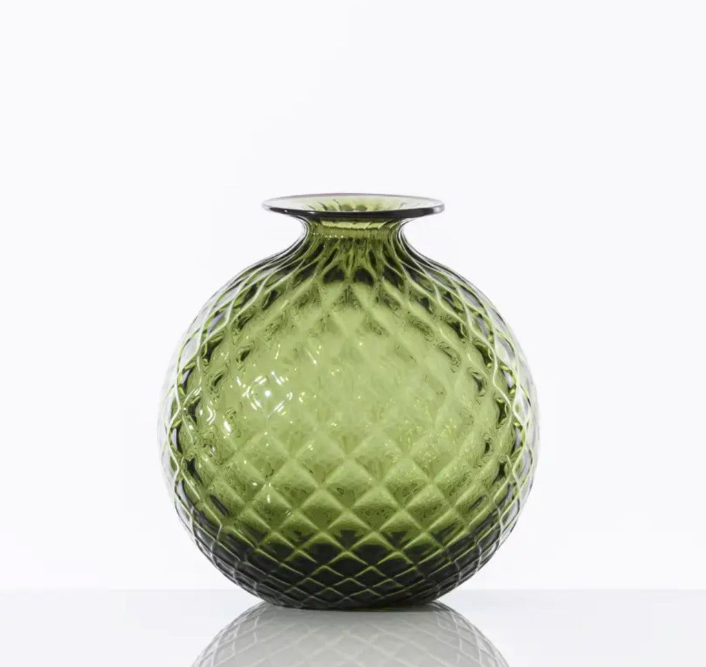 MONO FIORI, Medium balloton Murano glass vase