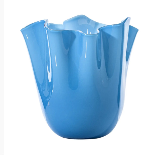 Fazzoletto, Medium sculptural glass vase