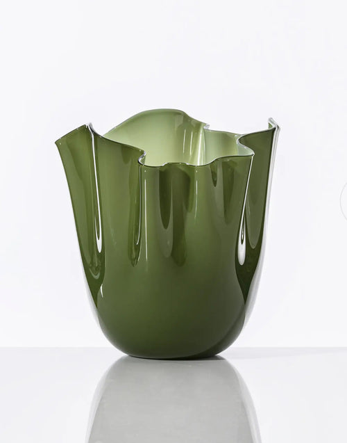 Fazzoletto, Large sculptural glass vase