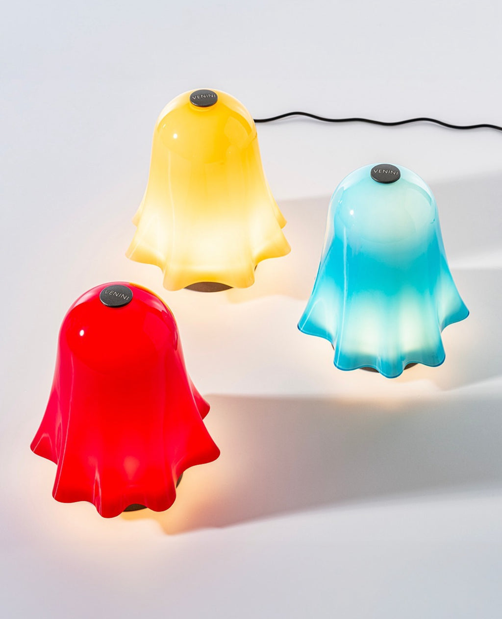 FANTASMINO, Led glass table lamp