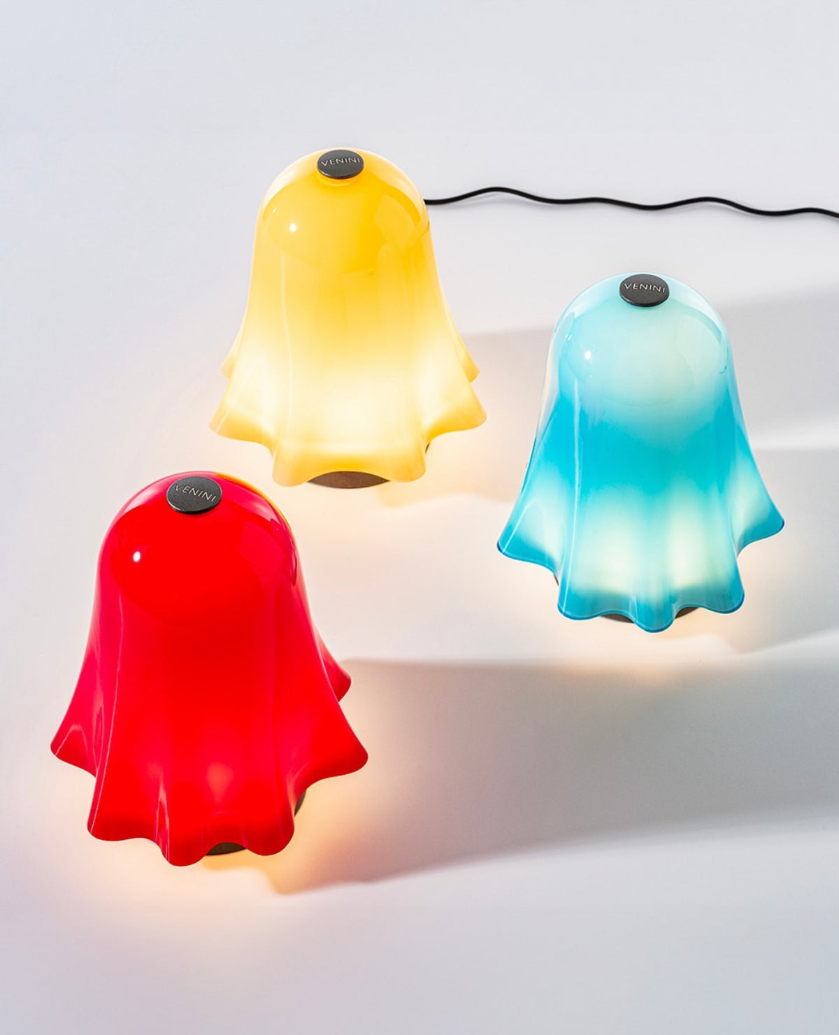 FANTASMINO, Led glass table lamp