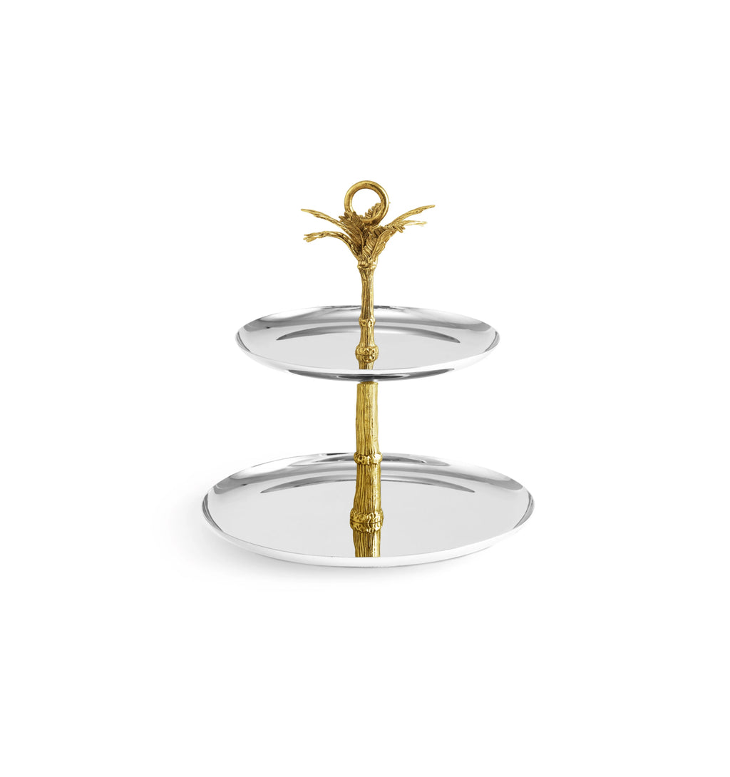 Michael Aram, Palm 2 Tier Etagere