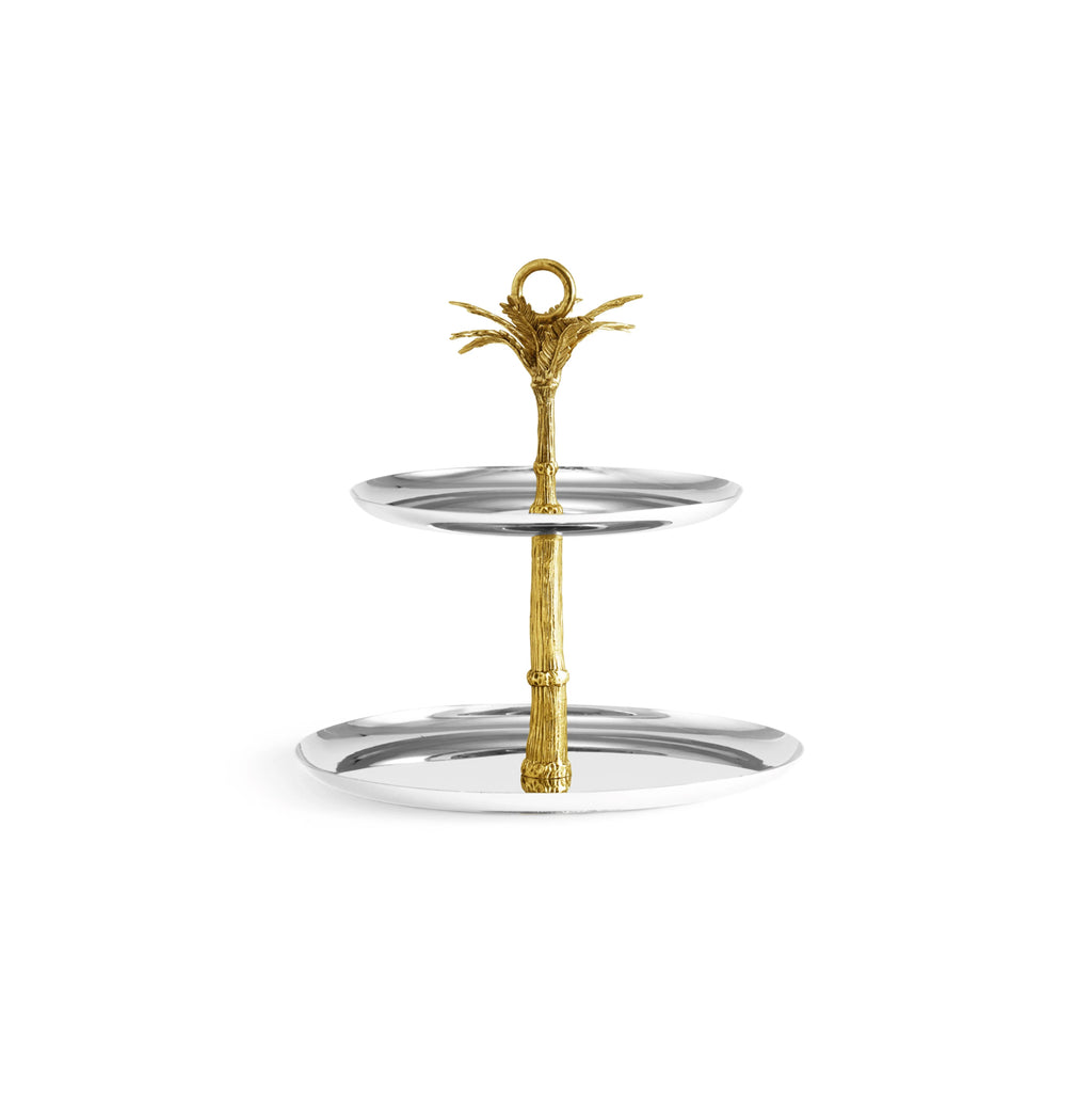 Michael Aram, Palm 2 Tier Etagere