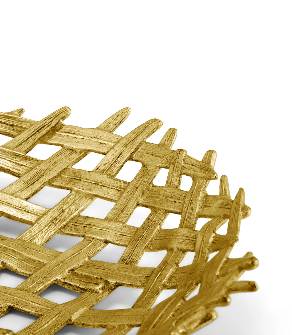 Michael Aram, palm centerpiece bowl.