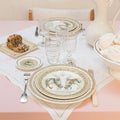 Gien, Chevaux du vent, Set of 4 dinner plates.