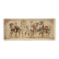 Gien, Chevaux du vent, Oblong serving tray.