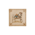 Gien, Chevaux du vent, Square small plate.