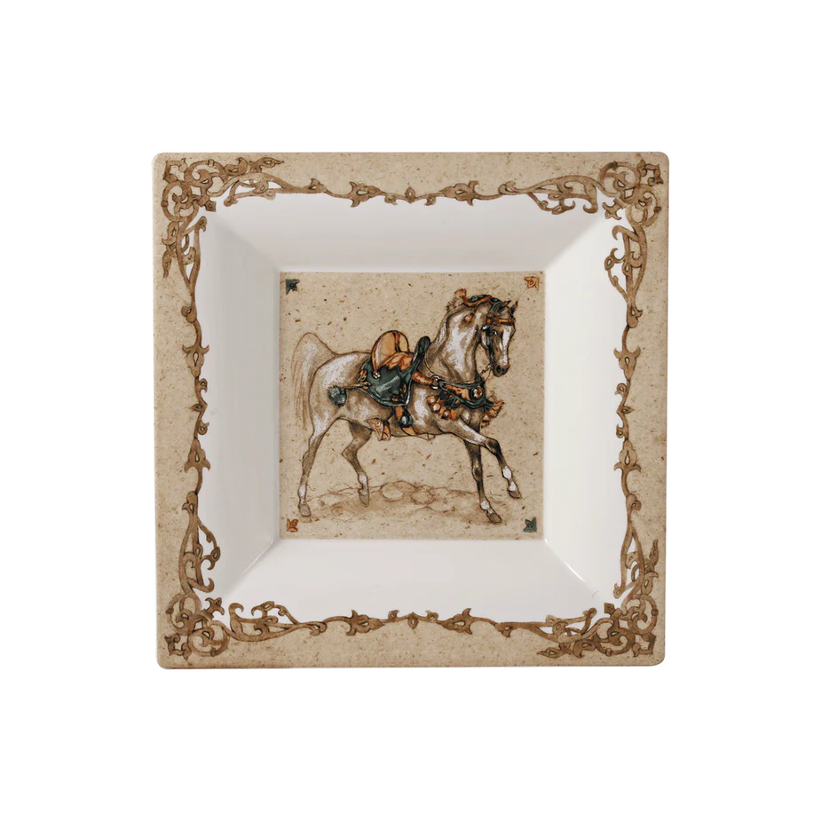 Gien, Chevaux du vent, XL candy tray.
