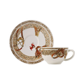 Gien, Chevaux du vent, 2 tea cups.