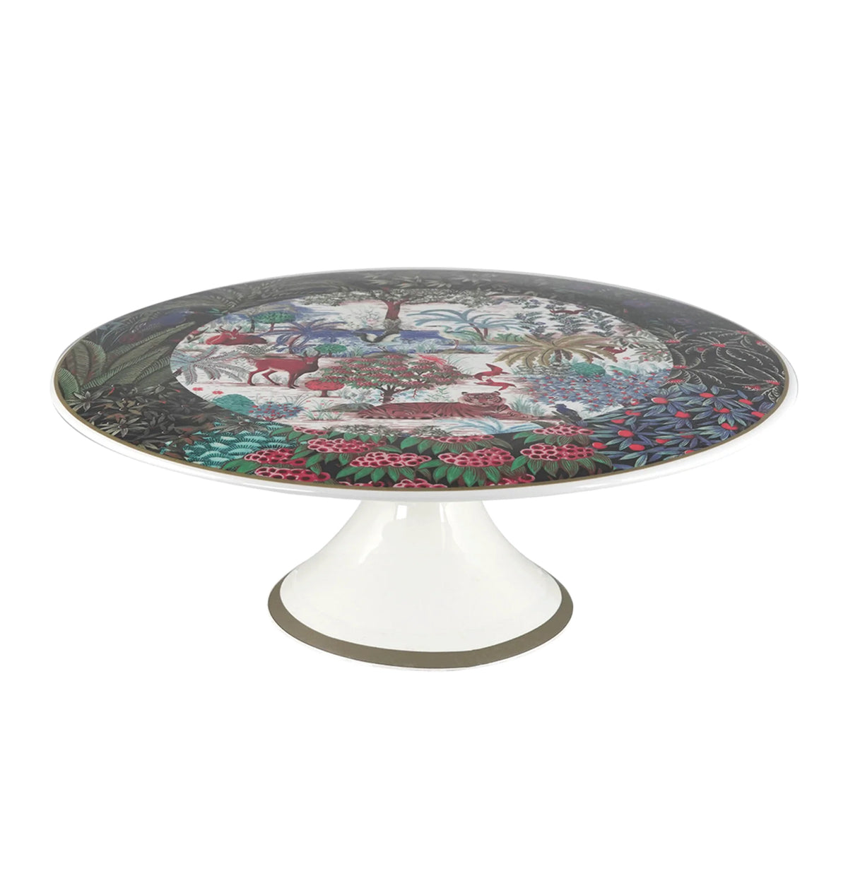 Gien, Jardin du palais, footed cake stand