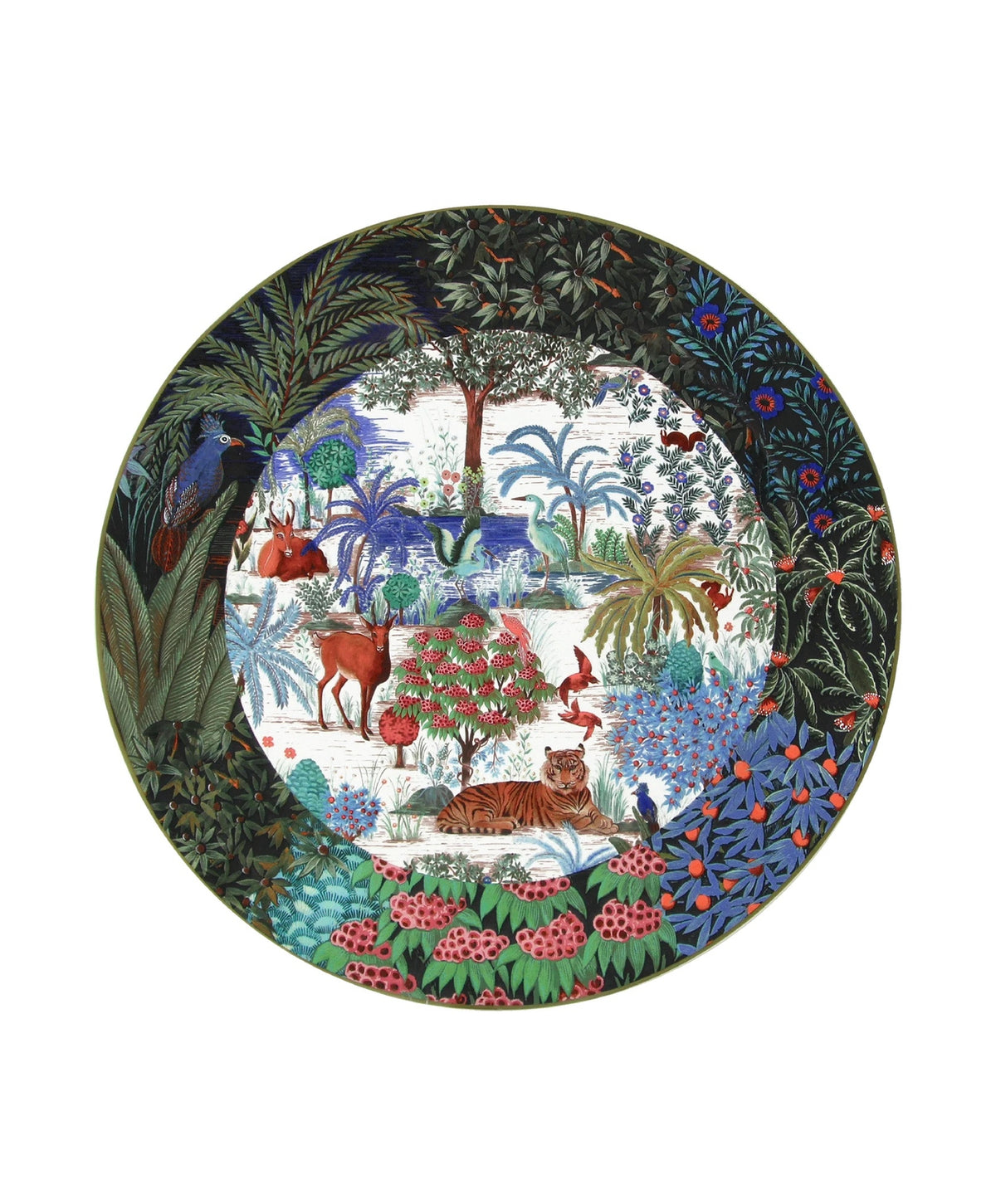Gien, Jardin du palais, Cake platter.