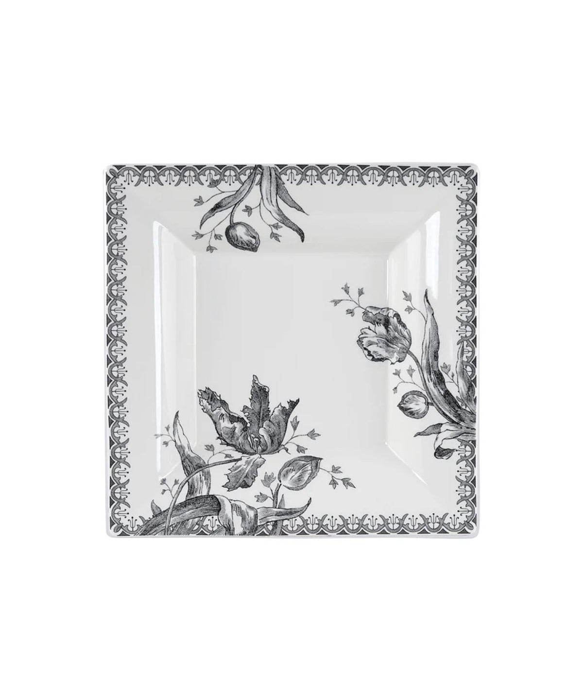 Gien, Square tray XL tulips.