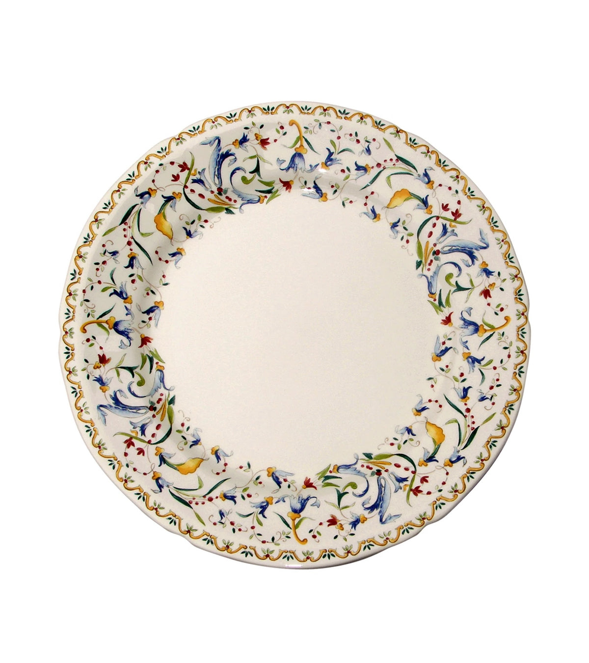 Gien, Toscna, Set of 4 dinner plates.
