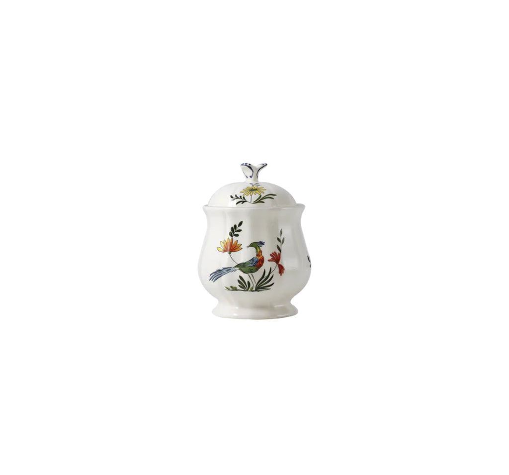 Gien, Oiseaux paradis, Suger bowl.