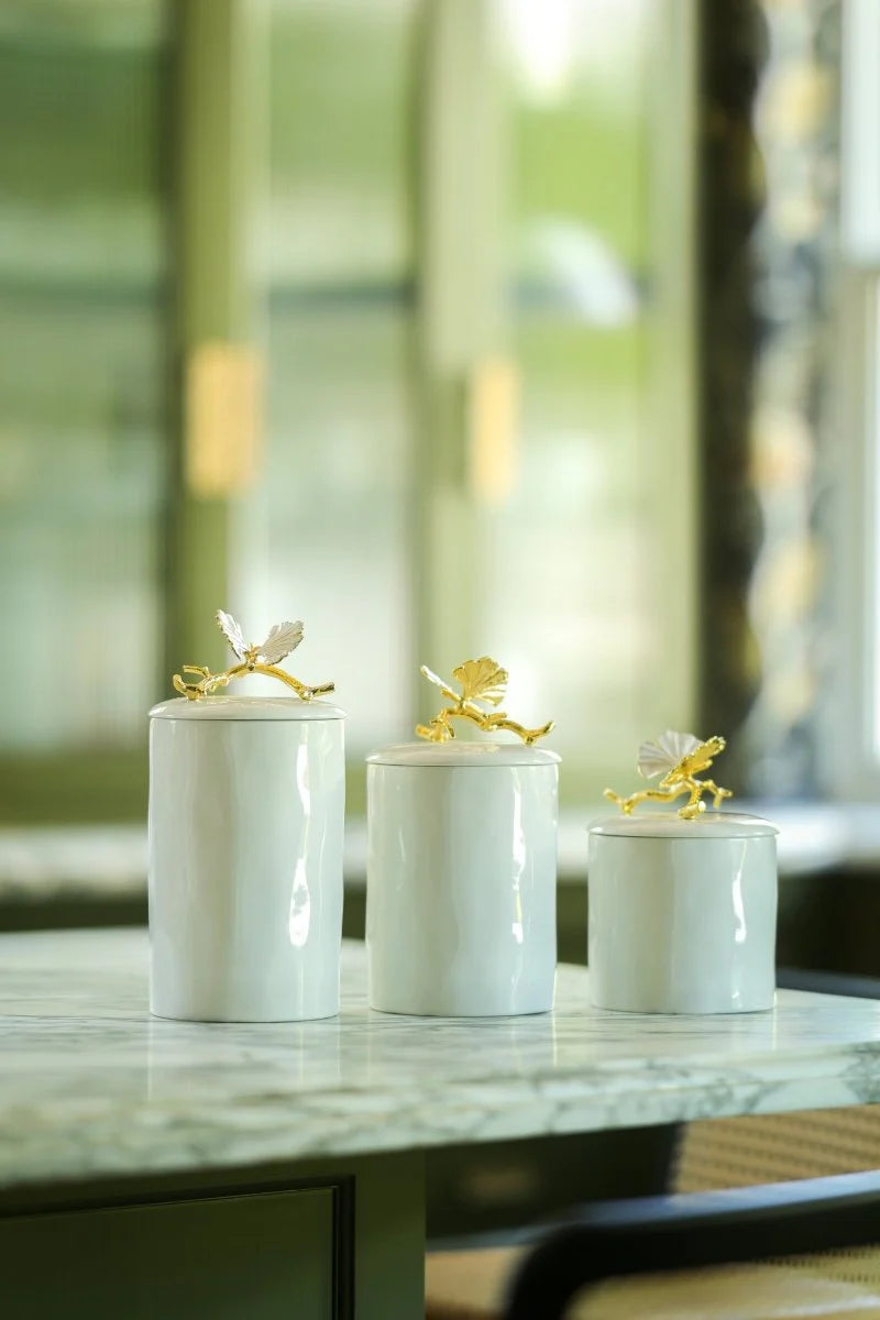 Michael Aram, Butterfly ginkgo canister M.
