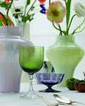 NassonMoretti, 3/62 Red wine glass, soraya green.