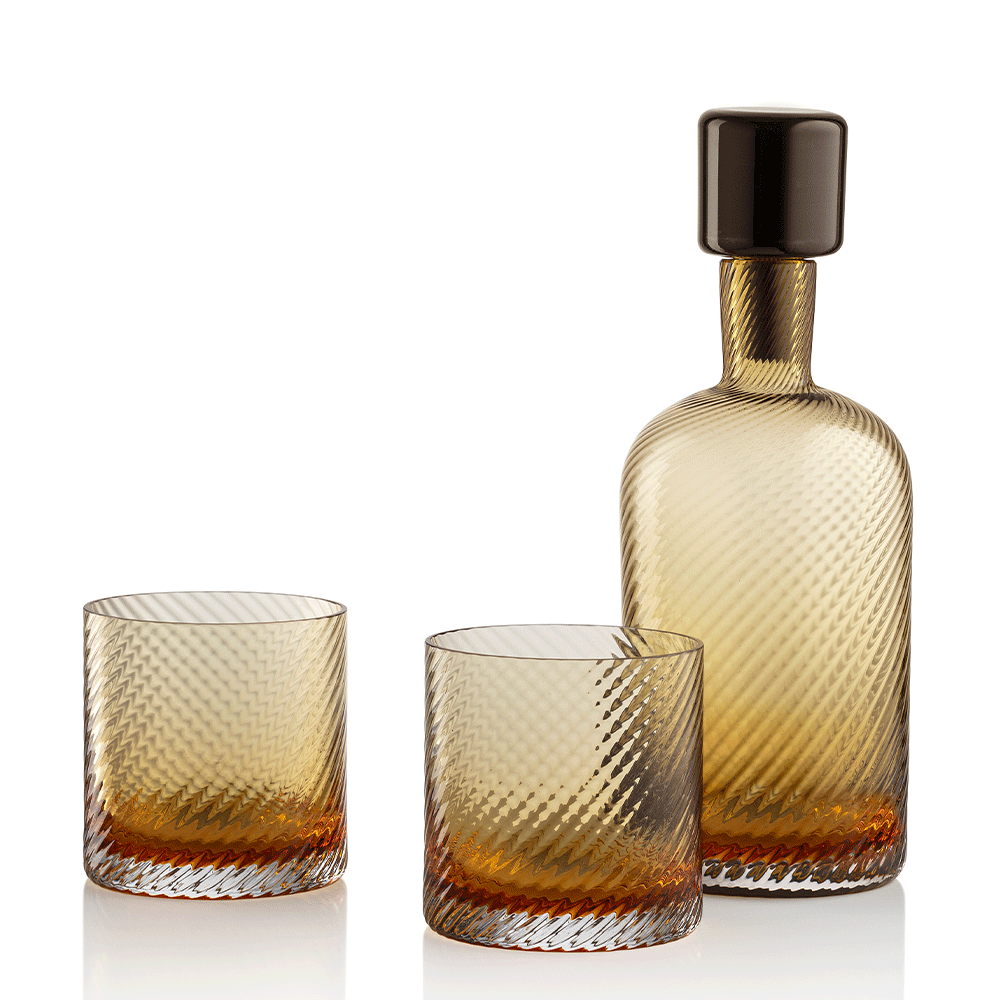 NassonMoretti, Borealis, Whiskey set amber.
