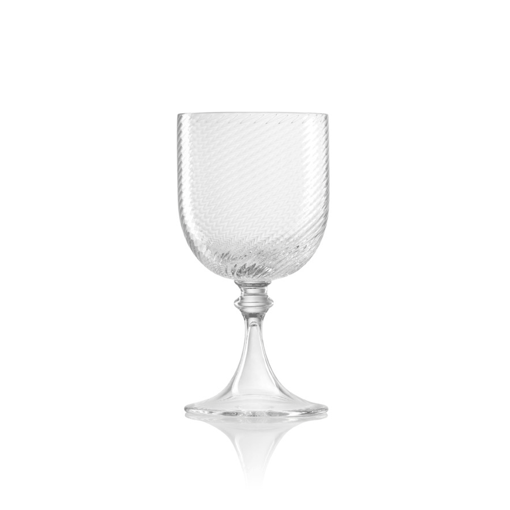 NassonMoretti, 3/62 Red wine glass clear.