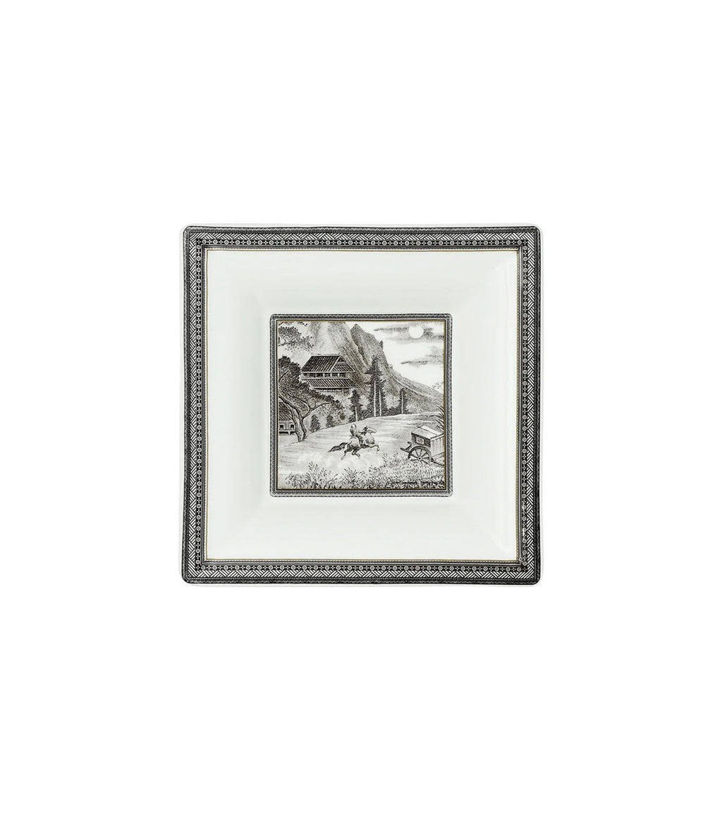 Gien, Cavalier des steppes, Large rectangular candy tray.