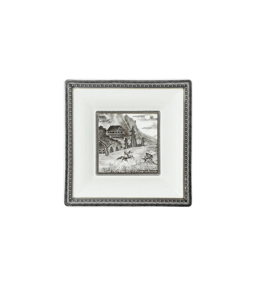 Gien, Cavalier des steppes, Large rectangular candy tray.