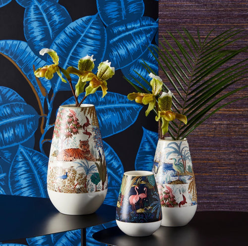 Gien, Jardin du palais, Contour vase, Large