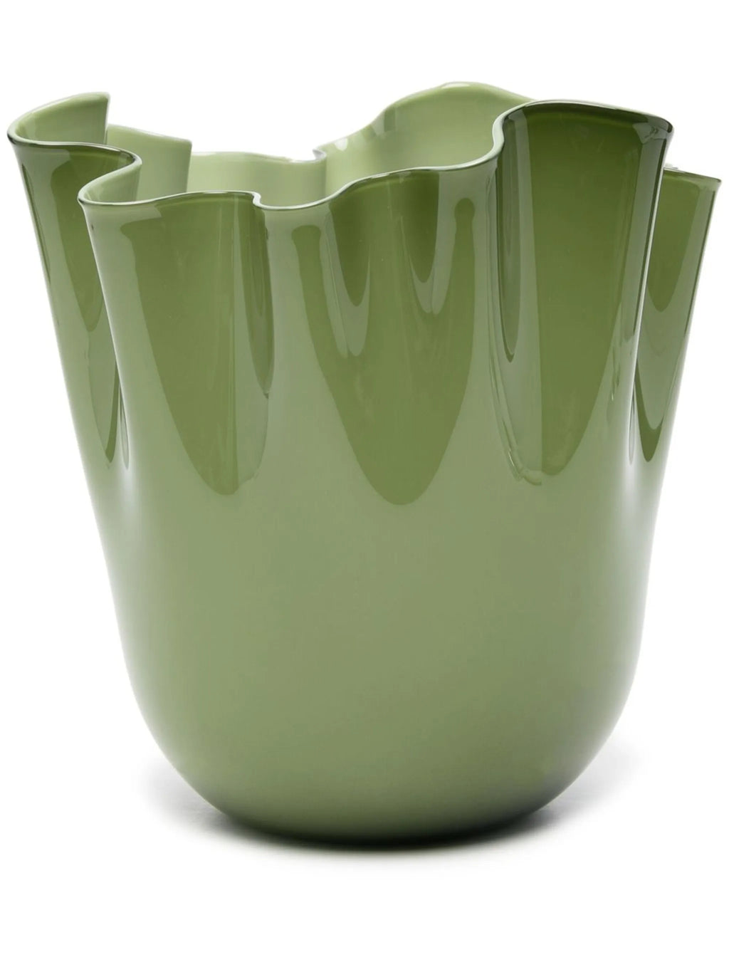 Fazzoletto, Large sculptural glass vase