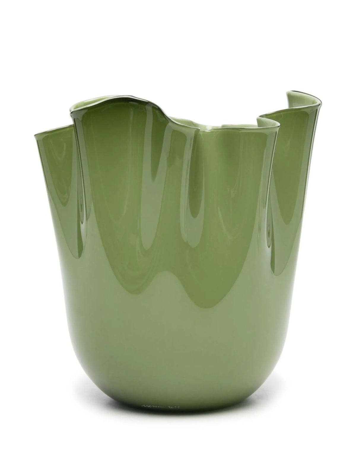 Fazzoletto, Large sculptural glass vase